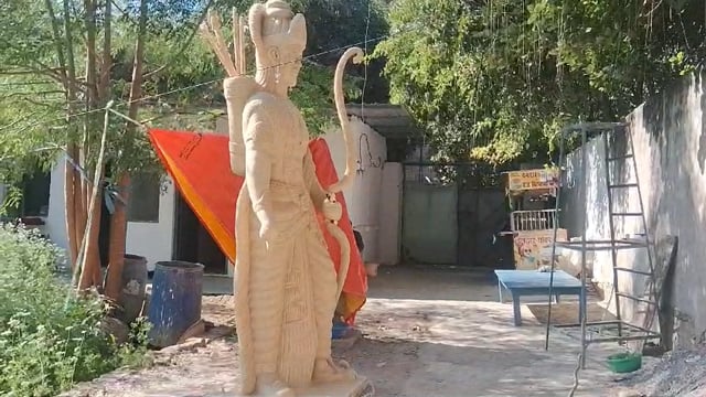 शिल्पकार ने 280 किलो चावल से बनाई श्रीराम की मूर्ति, गिनीज बुक में दर्ज किया नाम, जहानाबाद का मामला 