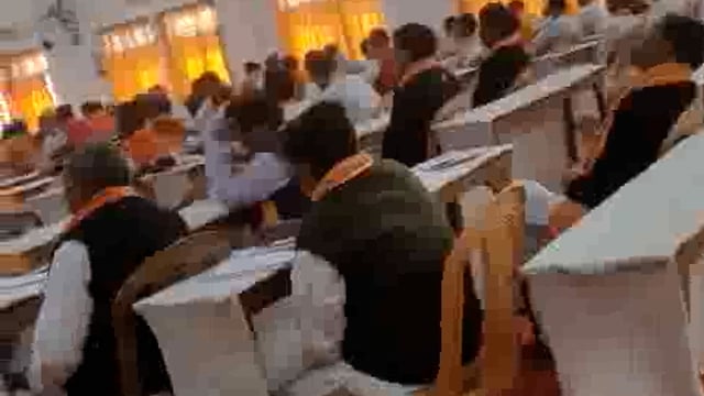 प्रांतीय प्रधानाचार्य सम्मेलन में एकल गीत की शानदार प्रस्तुति।