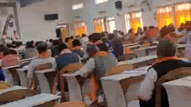 प्रांतीय प्रधानाचार्य सम्मेलन में एकल गीत की शानदार प्रस्तुति।