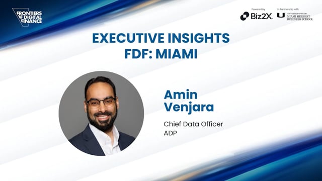 Amin Venjara, Chief Data Officer, ADP