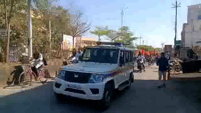 छत्रपती शिवाजी महाराज यांच्या जयंती निमित्त उदगिरात शालेय विध्यार्थ्यांची सायकल रॅली