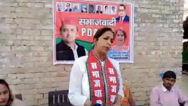 सपा महिला प्रकोष्ठ जिलाध्यक्ष गुन्जन सिंह पीडीए की बैठक कर महिलाओं को संविधान बचाने के लिए जागरूक किया 