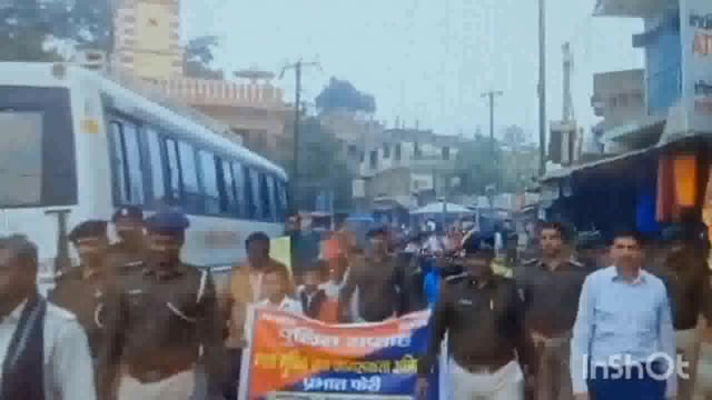 थाना अध्यक्ष के नेतृत्व में चलाया नशा मुक्ति अभियान, प्रभात फेरी कर लोगों को किया जागरूक