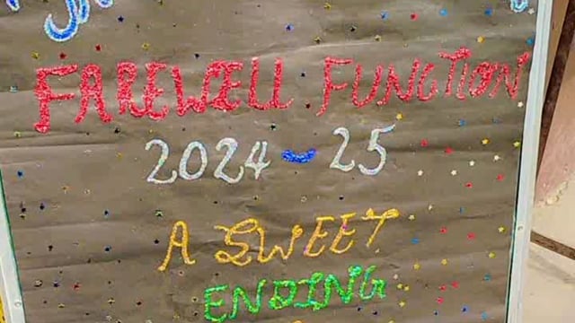 राया: जनता इंटर कॉलेज में आयोजित हुआ फेयरवेल फंक्शन: तिलक शर्मा मि फेयर वेल व ज्योति शर्मा मिस फेयर वेल चुने।