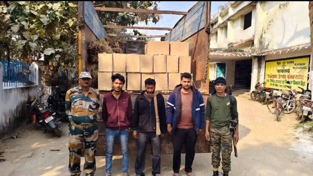 BANKA: बड़ी सफलता: 591 लीटर अंग्रेजी शराब के साथ तस्कर हुआ गिरफ्तार