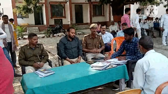 सिरदला व परना डाबर थाना परिसर में जनता दरबार आयोजित कर एक मामले का किया गया निष्पादन