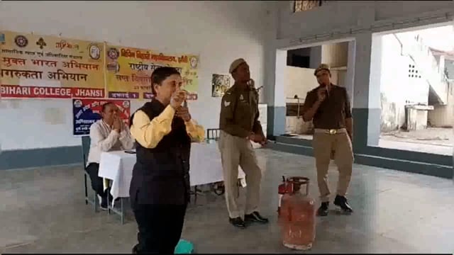 NSS कैंप में बताए गए आग से बचाव के उपाय सावधानी ही बचाव है : प्रगति शर्मा