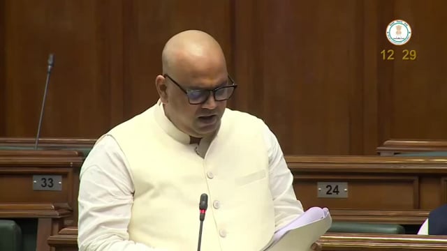 दिल्ली के स्वास्थ्य मंत्री डॉ. पंकज कुमार सिंह ने विधानसभा में CAG रिपोर्ट को लेकर AAP सरकार पर निशाना साधा। 
#poltics