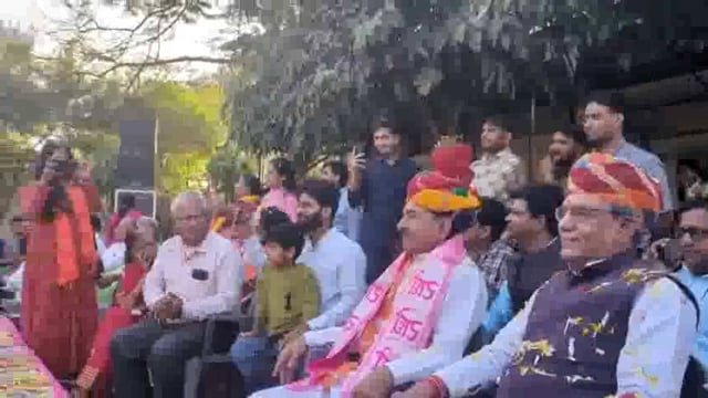 भारतीय जनता पार्टी (भा.ज.पा.) मुख्यालय में  मदन राठौड़ द्वारा आयोजित फागोत्सव समारोह का आयोजन किया गया#entertainment