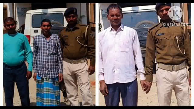 पुलिस ने तीन वारंटी को गिरफ्तार कर भेजा न्यायालय