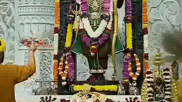 भगवान श्री रामलला सरकार शुभ श्रृंगार आरती के अद्भुत एवं आलौकिक दर्शन बुधवार श्री राम जन्मभूमि मंदिर, अयोध्याधाम