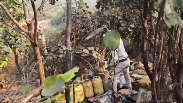 दूधघटिया जंगल में पुलिस द्वारा बार-बार अभियान चलाकर महुआ शराब निर्माण की बड़ी-बड़ी फैक्ट्री को किया जा रहा ध्वस्त