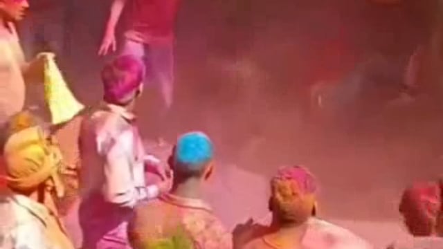 झुंझुनूं में होली के दौरान एक सांड का आतंक देखने को मिला#holi