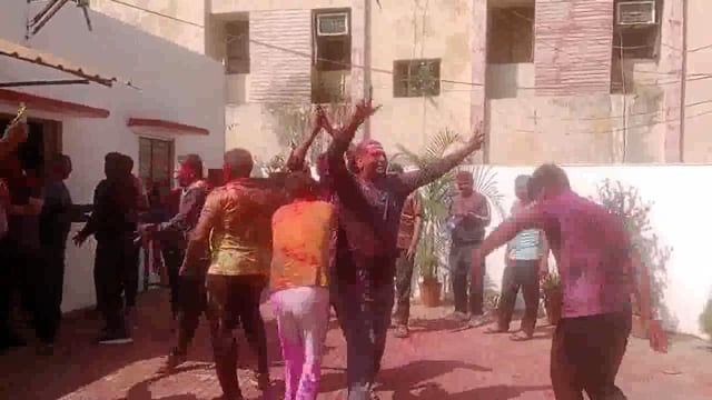 सहारनपुर पुलिस ने होली का त्योहार हर्षोल्लास और धूमधाम से मनाया।#holi