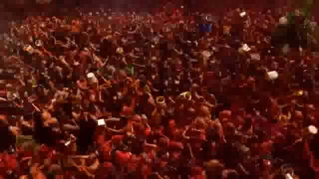 मथुरा के बलदेव मंदिर में होली के बाद 