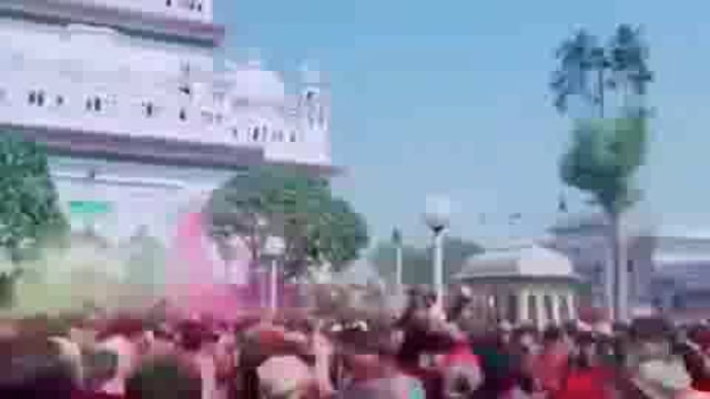 Barabanki Deva Sharif Mein Holi Milan Samaroh Hindu Muslim Ekta