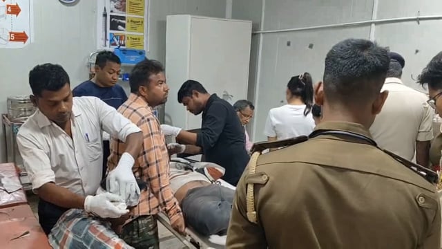 भूमि विवाद को लेकर दो पक्षों के बीच हुई खूनी मारपीट, महिला समेत एक दर्जन घायल, अस्पताल में भर्ती @022jaiswalraju