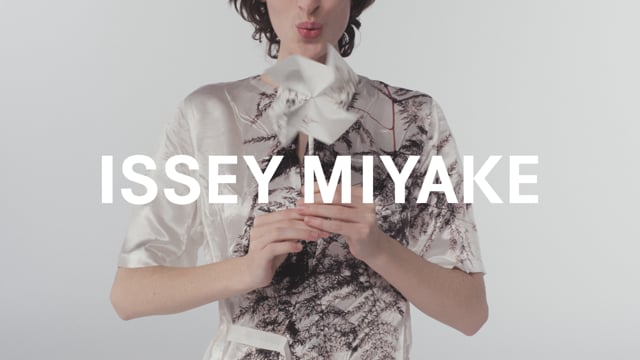 ISSEY MIYAKE | SS25 Pressed Flora campaign – “Asparagus”