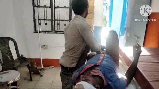 दो बाइकों के आमने-सामने की टक्कर में बाइक सवार युवक हुआ गंभीर रूप से जख्मी प्राथमिक उपचार के बाद भागलपुर रेफर।