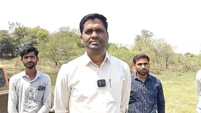 गाळयुक्त शिवार मोहिमेचा शुभारंभ,तहसीलदार राम बोरगावकर