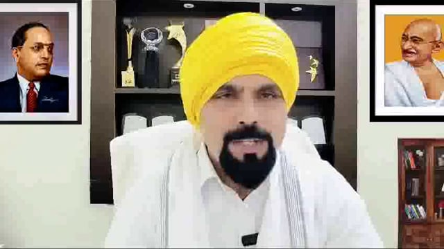 हापुड़ में किसान नेता हरीश हुन ने विधायक नंद किशोर गुर्जर के समर्थन में बयान दिया #politics