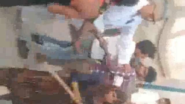 मागोर्रा की स्यौबा गांव में मारपीट का वीडियो वायरल जमकर चले लाठी डण्डें