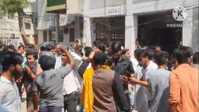 राणा सांगा जी को लेकर समाजवादी पार्टी के राज्यसभा सांसद रामजीलाल सुमन के गलत बयान पर करणी सेवा ने किया उत्पाद