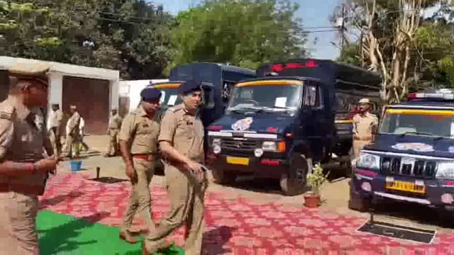 गाज़ीपुर पुलिस महानिरीक्षक वाराणसी परिक्षेत्र मोहित गुप्ता के द्वारा किया गया ग़ाज़ीपुर का वार्षिक निरीक्षण 