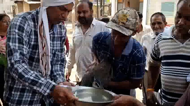 उन्हाची दाहकता वन्य जीवांवर मोर पडला रस्त्यावर