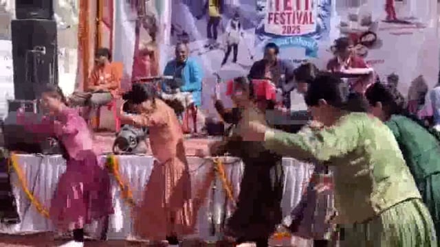 लाहौल घाटी में आयोजित स्नो फेस्टिवल में स्थानीय निवासियों ने अपनी समृद्ध संस्कृति और परंपराओं का बेहतरीन प्रदर्शन किया #entertainment