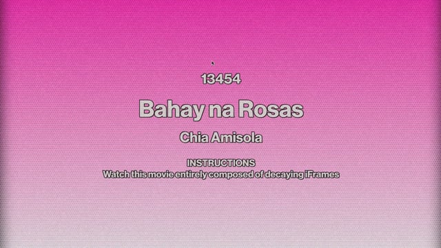 Bahay na Rosas