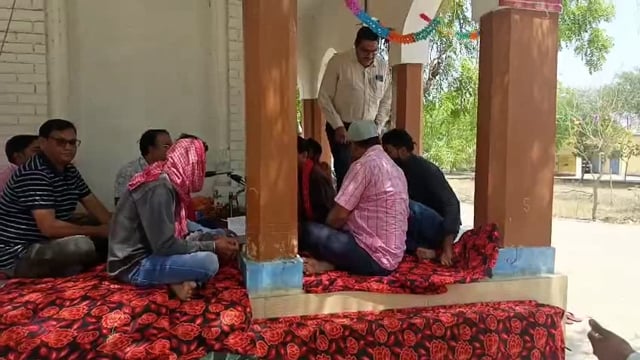 रामपुर संग्रामगढ़ ब्लॉक मे चैत्र नवरात्रि अष्टमी तिथि पर संगीतमयी एक दिवसीय अखंड पाठ का आयोजन