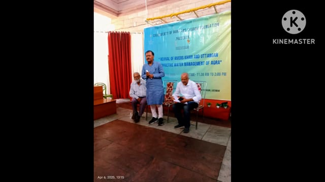 आगरा एक बड़े जल संकट के दौर में है महानगर की आबादी और सीमा क्षेत्र काफी बढ़ चुके हैं सिविल सोसाइटी ऑफ आगरा अनिल शर्मा वट