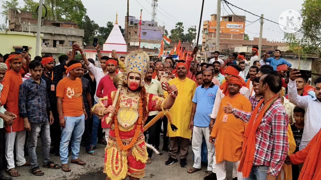 सिरदला बाजार में रामनवमी के अवसर पर निकाली गई भव्य शोभा यात्रा व जुलूस