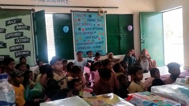 खण्ड शिक्षा अधिकारी ने किया कक्षा कक्ष का उदघाटन