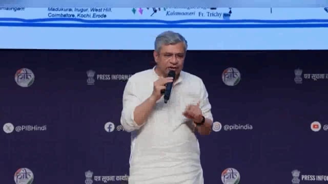 केंद्रीय मंत्रिमंडल ने तिरुपति-पाकला-काटपाडी रेलवे लाइन के दोहरीकरण को मंजूरी दी: अश्विनी वैष्णव#politics