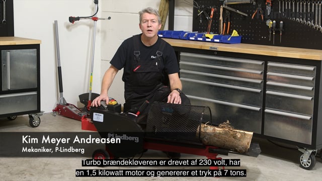 Turbo brændekløver - 7 tons