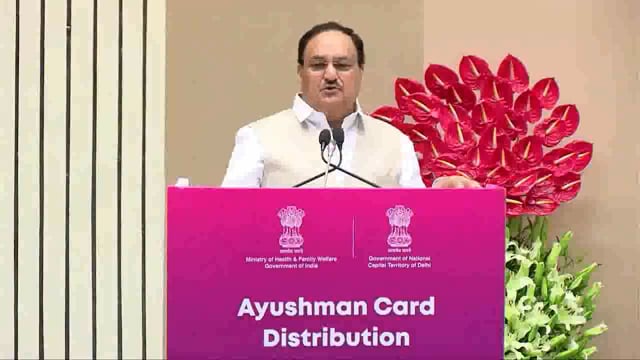 दिल्ली में मिला 'मोदी की गारंटी' का सबूत, आयुष्मान भारत योजना के क्रियान्वयन पर बोले जे.पी. नड्डा#politics