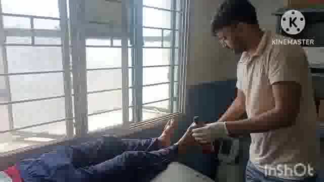 सूर्यगढ़ा -बाइक की टक्कर से युवक हुआ जख्मी सामुदायिक स्वास्थ्य केंद्र सूर्यगढ़ा में किया गया इलाज।