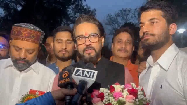 कांग्रेस की कमजोरी से बढ़े आतंकी हमले: अनुराग ठाकुर#politics