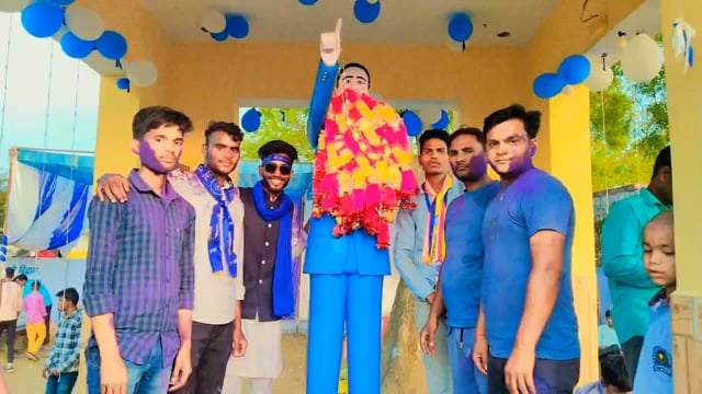 धूमधाम से मनाई गयी डाॅ. भीमराव अम्बेडकर की जयन्ती