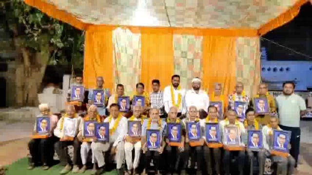 श्री हरी ग्रुप ने अंबेडकर जयंती पर 50 सीनियर सिटीजन का सम्मान किया गया