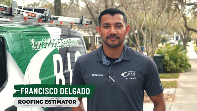 Video: Meet R.I.G. Roofing - Roof Specialist - Francisco Delgado