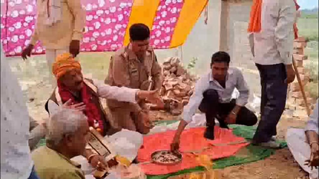 फरह ब्लॉक के गांव महुअन में पानी की टंकी का किया गया भूमिपूजन।