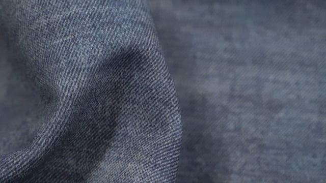 Denim Printed Calf Suede