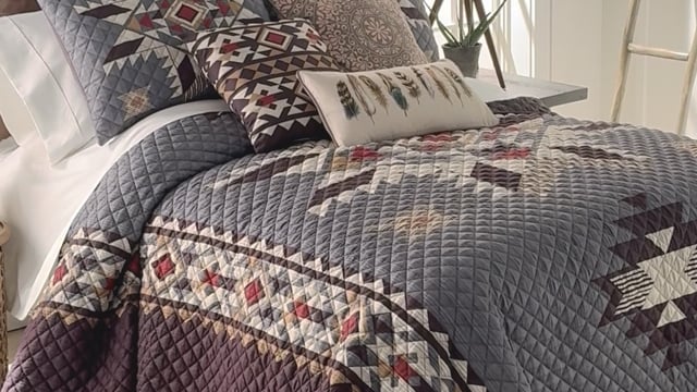 Vimeo video preview for Sunset Valley Quilt Bedding Collection - 1076959225