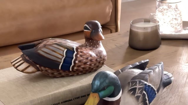 Vimeo video preview for Mallard Duck Wood Decoy Decor - 1076959526