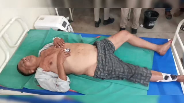 पिनाहट। में जमीन बंटवारे को लेकर खूनी संघर्ष 