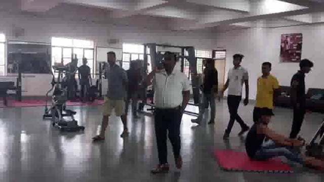खेल भवन सह व्यायामशाला का किया गया निरीक्षण