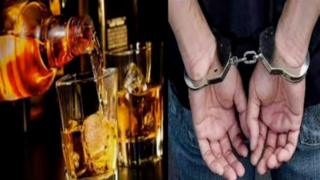 विभिन्न जगहों से शराब सहित तस्कर गिरफ्तार, वाहन जप्त